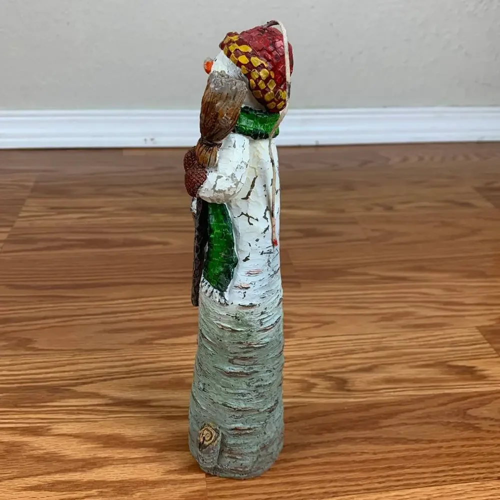 Bill Blass Snowman Christmas Tall Decorative Candle